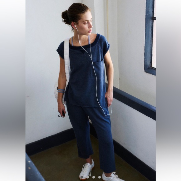 Free People Movement One To Beat Set Small Xs Midnight navy - Picture 6 of 6